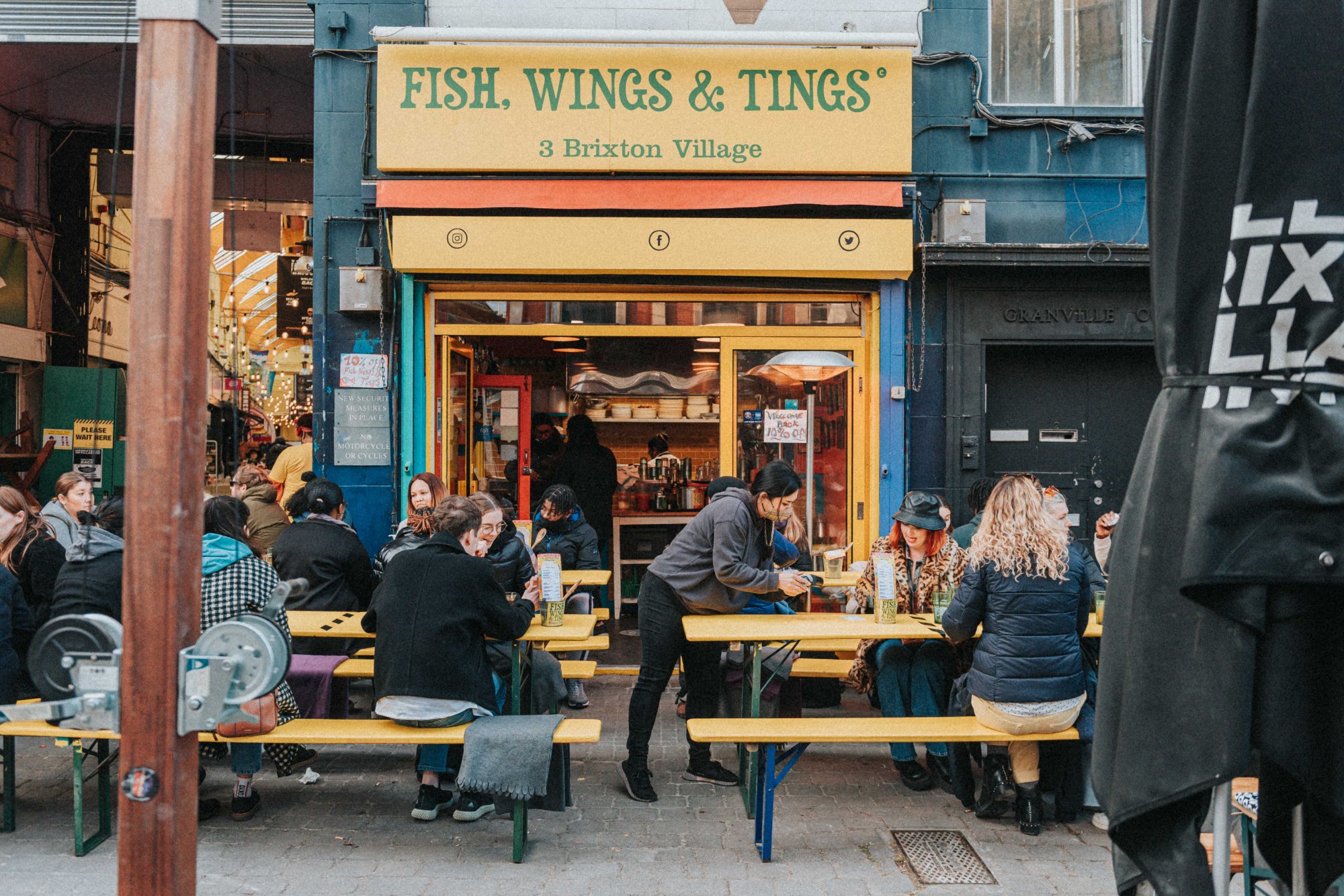 Fish Wings and Tings, Brixton Village